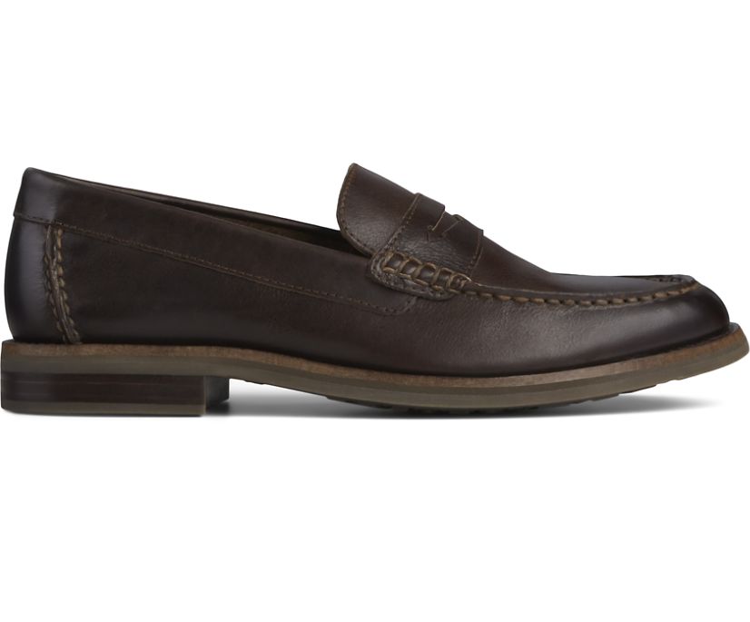 Sperry Topsfield Penny Loafers - Men's Loafers - Brown [QE0439876] Sperry Ireland